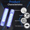 AFEISOL Led Side Door Panel Lights Courtesy Light Fit for Chevy Sierra GMC C/K, Yukon Silverado 1500 2500 3500 Avalanche, Suburban, Hum-mer H2,4Pcs Car Interior Doors Panel Lighting Blue