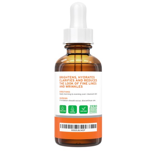 Renew Actives Vitamin C Face Serum – Anti-Aging Serum with Vitamin C, Hyaluronic Acid and Retinol for Wrinkles, Fine Lines and Dark Spots – Organic Aloe Vera Serum for Face, 2 fl oz Bottle