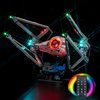 BrickBling Light Kit Compatible with Lego TIE Interceptor Building Kit (No Model), Remote Control Version Lights Compatible with Lego 75382