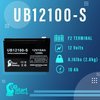 3 Pack Replacement for Schwinn IZIP I-750 Electric Scooter 3 Battery - Replacement UB12100-S Universal Sealed Lead Acid Battery (12V, 10Ah, 10000mAh, F2 Terminal, AGM, SLA)