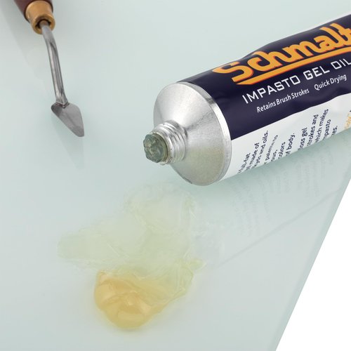 Schmaltz Artist Oil Impasto Gel Medium 150mL Tube - Quick Drying Impasto Gel to Increase Shine & Volume and Improve Transparency & Gloss - Single