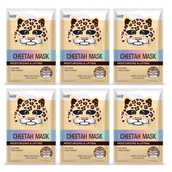 Character Masks (Cheetah 6pk)
