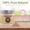 Best Nature's Australian Pastel Pink Clay 100% Pure Natural 8 fl oz - Natural Exfoliating & Detoxifying Facial Scrub - Organic Clay Powder for Face Masks, Body Soaps, Bath Bombs, Makeup, Lotions