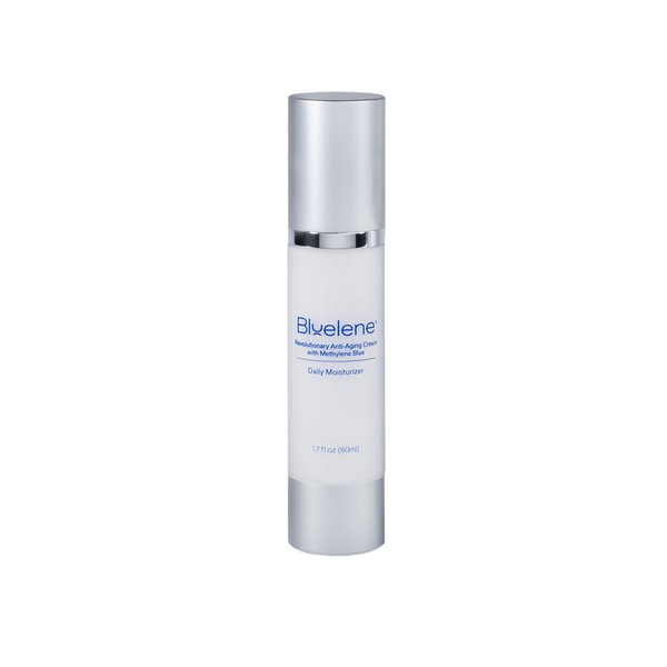 Bluelene Anti Aging Daily Moisturizer, Revolutionary Anti Wrinkle Face Cream with Methylene Blue (50ml) (1.7 Fl Oz)