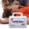 NOVAMEDIC First Aid CPR Mask Kit for Adult, Child and Infant, 8.3”x5”x”3.1”, Detachable Single Valve Pocket Resuscitator with Hard Case, Wall Mount and Vinyl Gloves