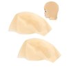 HLORPP 2Pack Halloween Makeup Latex Bald Caps, Makeup Latex Bald Caps Bald Head Wig Cap Cosplay Halloween Party Costume Accessory for Kids Adults Women Men(2Pcs Small size)