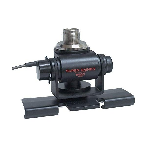 Diamond K400C Trunk/Hatchback Mount With 2-Axis Adjustment, UHF Base and 6 Foot Coax