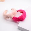 BEGOOD Headbands for Women Fluffy Womens Knotted Wide Headbands Pink Headbands Fashion Hairbands for Women's Hair Designer Winter Turban Hair Accessories for Girls 2Pcs