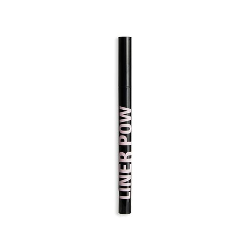 Makeup Revolution, Liner Pow Liquid Eyeliner, Black Liquid Formula, 24 Hour Wear, 0.5ml