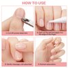 ptoso Radiant Nail Growth Oil, Nail Strengthener, Cuticle Oil for Nails, Moisturize Strengthen Nail Care Oil, Finger Edge Manicure Nourishing Pen, Anti-hangbnail removal, Nail Skin Edge Care (Rose)