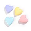 Pink Heart Hair Comb With Mirror Hair Brush Mini Curly Comb Air Cushion Comb Folding Airbag Comb Women Girl Cute Mini Massage Comb Mini Brush Hair Brushes Styling Tools and Appliances