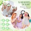 Skicuff 12 Pcs Cucumber Eye Pads Gel Eye Masks Cooling Heating Eye Pads Spa Party Favors Sleepover Party Slumber Party Supplies
