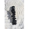 Apache Tears Stone Hair Clip Set - Includes 2 Hair Combs, 1 60 mm French Barrette, 2 Hair Pins