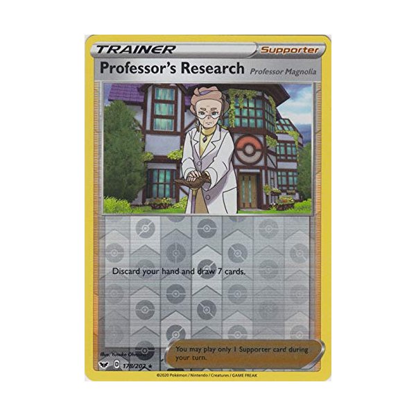 Professor's Research - 178/202 -Reverse Holo Rare