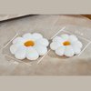 Ailive 17.7In Cute White Daisy Flower Shaped Kids Throw Pillow Flower Throw Pillow Floor Pillow Cushion Sunflower Pillow Decorative Pillow for Kids Teens Tweens Girls.