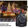 TiFFCOFiO Dusk to Dawn Light Sensor Timer, Weatherproof Outdoor Electrical Outlet Timer with 2 Grounded Outlets, 15A 1/2HP, CSA Listed (2 Pack)