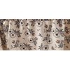 Muted Floral Natural Valance Curtain, Oatmeal Valance Curtain, Farmhouse Valance, Kitchen Valance, Country Valance, Rustic Valance (42 Inches Wide x 14.75 Inches Long)