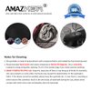 AMAZKER Sleep Mask Invisible Alar Deep Orbit 3D Eye Mask Ultra Lightweight & Comfortable Sleeping Mask for Travel, Nap Shift Works Black&Star