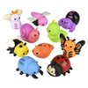 Forest & Twelfth 2" Rubber Bug Toys, Fake Bugs for Kids, Set of 10 Cute Toy Bugs Assortment to Explore Nature's Wonders, Fun Bug Party Favors for Birthdays, Anniversaries, Parties