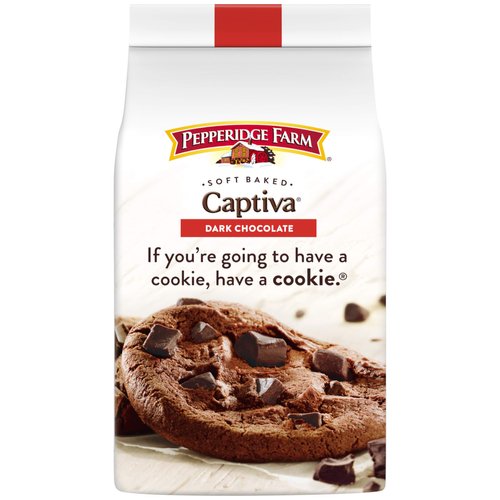 Pepperidge Farm, Cookies, Captiva, Dark Chocolate Brownie, 8.6 Ounce