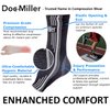 Doc Miller Ankle Brace for Women & Men - Achilles Tendonitis Brace Ankle Support, Arch Support, Plantar Fasciitis Relief - Nylon Ankle Braces for Men Sprain, Foot, Heel Pain Relief - 1 Pair