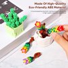 Christoy Mini Succulents Surprise Box Toys DIY Simulation Mini Particle Flower Botanical Collection Construction Building Blocks Toy Sets Random Gifts for Kids Friends Family (1PCS)