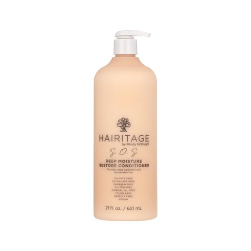Hairitage S.O.S. Deep Moisture & Restore Deep Conditioner with Safflower Oil, 21 Fl Oz