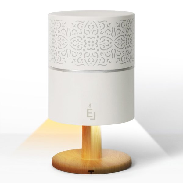 Earnest Living Essential Oil Diffuser Lamp Diffuser 260ml Timers Night Lights and Auto Off Function Home Office Humidifier Aromatherapy Diffusers for Essential Oils Classic White