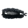 Handmade Braid Crystal String Beads Twist Banana Hair Clip Ponytail Holder Black or Blue Hair Clips No Slip Grip Comb Clamp Hair Grip Hairpins Hair Styling,2 Pack (Blue)