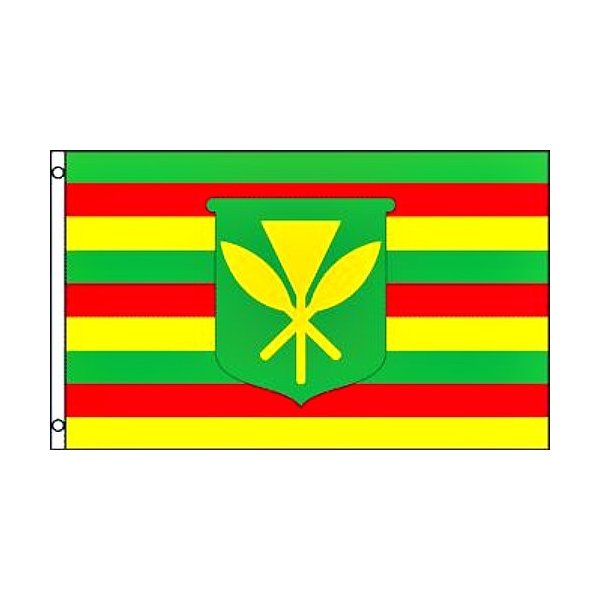 King Kamehameha, 3'x5' Hawaii FLAG, Hawaiian Sovereignty Banner