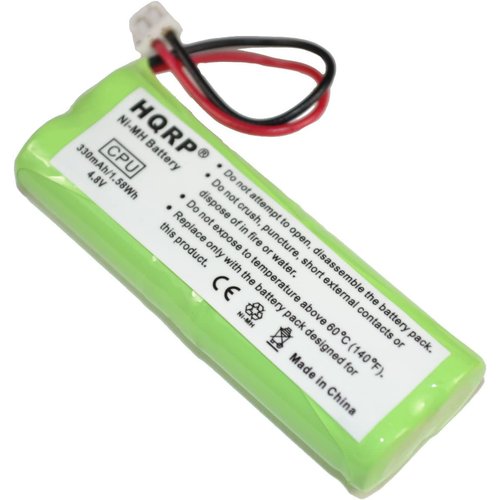 HQRP Battery Compatible with Dt-Systems BTB Beeper Collars BTB-800, BTB-809, CDT Plus 2000 Remote Controlled Dog Training Collar Receiver