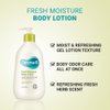 Derma B Fresh Moisture Body Lotion, Intensive Skin Moisturizing, Fast-Absorbing Long-Lasting Scented Body Care, Natural Deodorant Cream, Korean Skincare with Hyaluronic Acid 13.5 Fl Oz, 400ml, Kbeauty