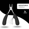 Lebrüke® Podiatrist Toenail Clippers - Nail Nipper for Seniors - for Thick & Ingrown Toe Nails - with Extra Sharp Blade