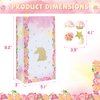 DECORLIFE 24PCS Unicorn Party Favor Bags, Unicorn Goodie Bags for Girls' Birthday Party, Perfect for Girls, Kids, Boys, Stickers Included, 4 Styles