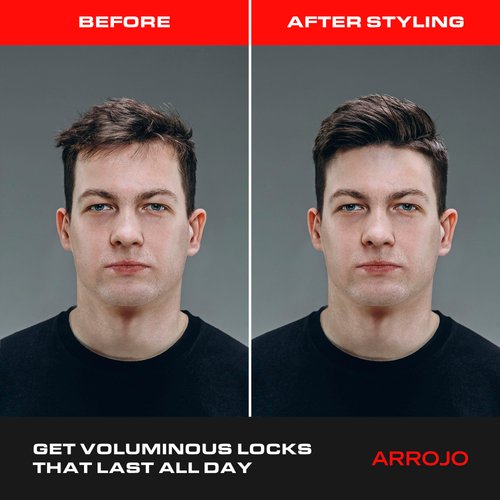 ARROJO Texture Hair Paste – Matte Finish Hair Styling Products – Mid-Hold Hair Paste For Men & Women – Molding Paste W/Vitamin B5 & Oat Proteins – Hair Products For Women & Men (5.1 oz)