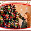 Chiisong 48 Pcs Christmas Craft Kits for Kids DIY Christmas Ornament Kit Make Your Own Xmas Arts and Crafts Xmas Elf Decor with Stickers for Xmas Holiday Class Home Party Favors Supplies (Elf)