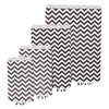 CuteBox Company 8.5" x 11" Chevron Pattern Flat Paper Gift Bags 100pcs for Retail, Packaging, Party Favors, Merchandise, Crafts, Handmade Goods, Arts and Crafts, Outdoor Events, Holidays, Weddings