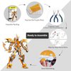 Piececool 3D Puzzles for Adults Metal Mecha Figure Model Kits-Crescent Blade Armor, Brain Teaser Puzzles for Teens DIY STEM Toys, Great Birthday Gifts, 285 Pcs