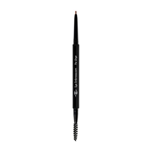 Eye Embrace Micro Tip Pen: Ultra-Fine Micro Eyebrow Pencil – Waterproof, Double-Ended Automatic Micro-Tip & Spoolie Brush, Cruelty-Free (The Ginge auburn red)