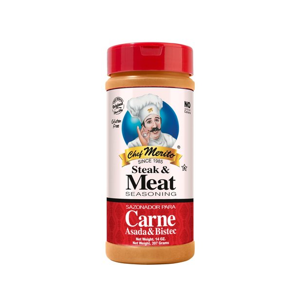 Chef Merito Carne Asada Meat Seasoning, 14 Ounce