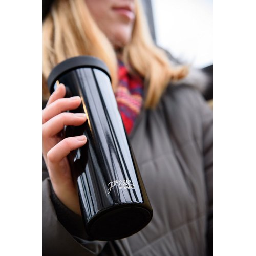 bobble French Coffee Presse, On-The-Go use, Quick Brew, Slim Design, Triple Wall Insulation, 14 oz (Stainless Steel)