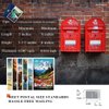 SHOXREM National Parks Theme Postcard Set: Retro Travel Posters Wall Decoration - 63 Abstract U.S. Parks Illustrations, 4" W x 6" H