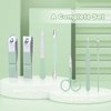 Manicure Set for Fathers Gifts-Stainless Steel Nail Care Set-Professional 7 in 1 Ingrown Toenail Clipper Grooming Tool-Pedicure Kit & Toe Nail Cutter for Men Dad Husband(Green)