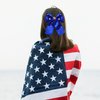 4th of July Hair Bows for Women Silky Satin Blue Bows Red White and Blue Accessories American Flag Star Patriotic Hair Ribbon Bow Clips 4th Of July Hair Accessories Outfits Gifts Party Favors (Blue)