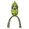 Lunkerhunt | Frog Lure with Short Skirts | Compact Frog Fishing Lure for Bass Fishing | Compact Body, Weedless Hooks, Soft Hollow Body Freshwater Fishing Bait for Trout, Pike(Green Tea), 2.25 inch