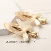 Bow Hair Clips No Crease Hair Clip for Hairstyle Bangs Finger Waves Makeup Application Hairdressing Hairpins Pin Curl Clips Styling Clips for Hair Salon Pack of 12