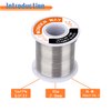 Wonderway Sn63/Pb37 Solder Wire For Stained Glass, No Flux Welding Soldering Tin, Dia 2.0mm (1lb)