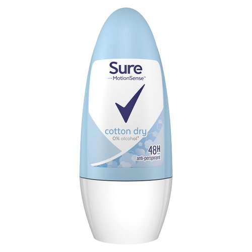 Sure Cotton Fresh Roll-on Deodorant - 6pk x 50ml