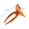 2Pcs Acetic Acid Butterfly U-shaped Hair Stick Chinese Style Butterfly Hair Pins Vintage Hair Bun Chignon Barrettes for Women Girls