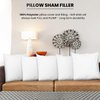 Foamily Throw Pillows Insert 18 x 18 Inches - Bed and Couch Decorative Pillow - Made in USA - Bed and Couch Sham Filler